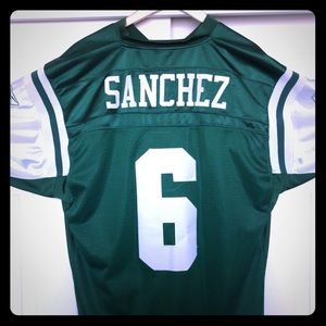 Green Reebok NY Jets Mark Sanchez Jersey, Size 54